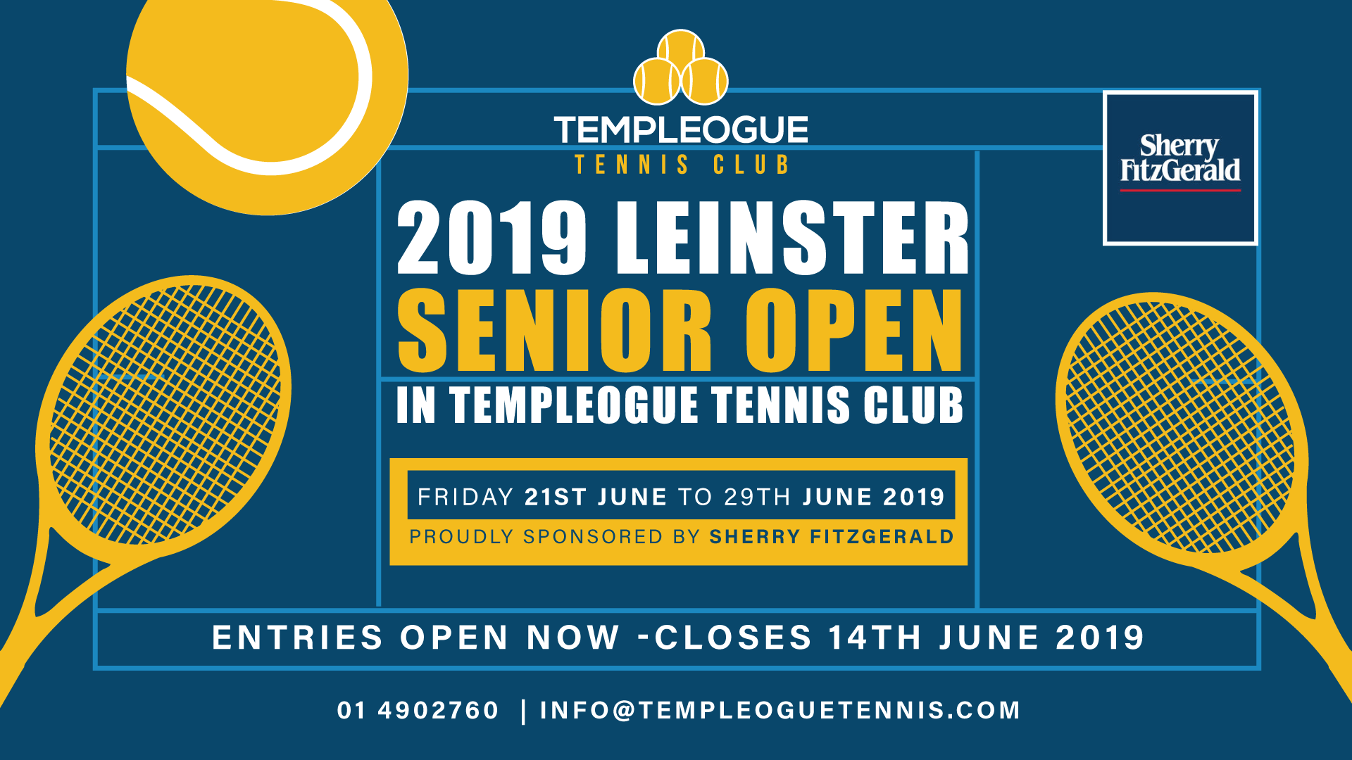 2019 Leinster Senior Open Templeogue Tennis Club
