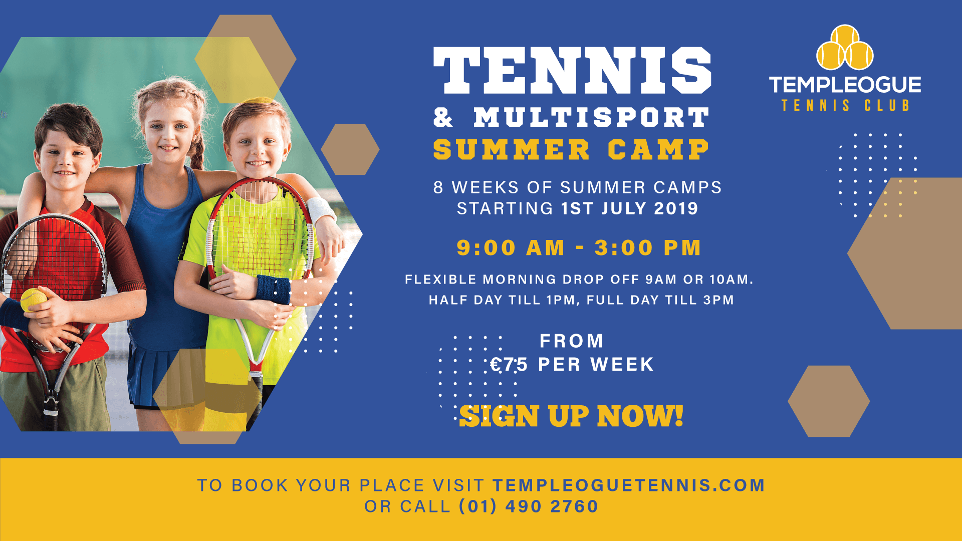 Tennis Multi Sport Summer Camp Templeogue Tennis Club